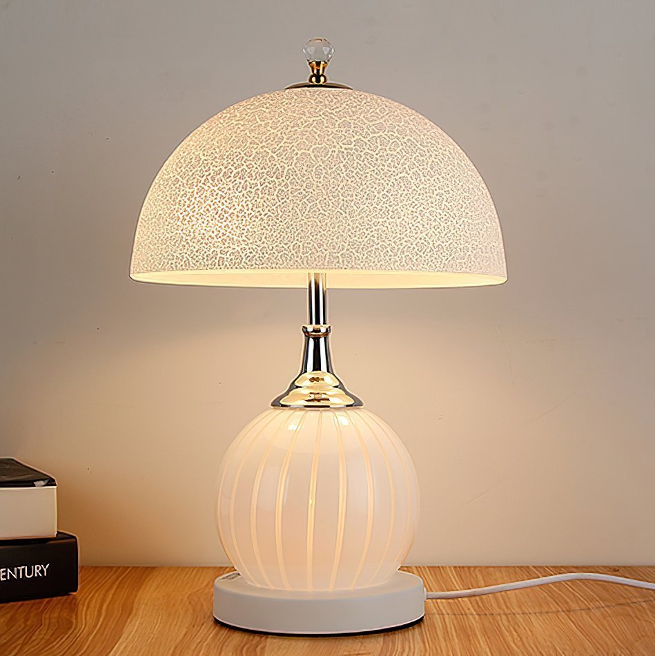 Mushroom Glass Table Lamp