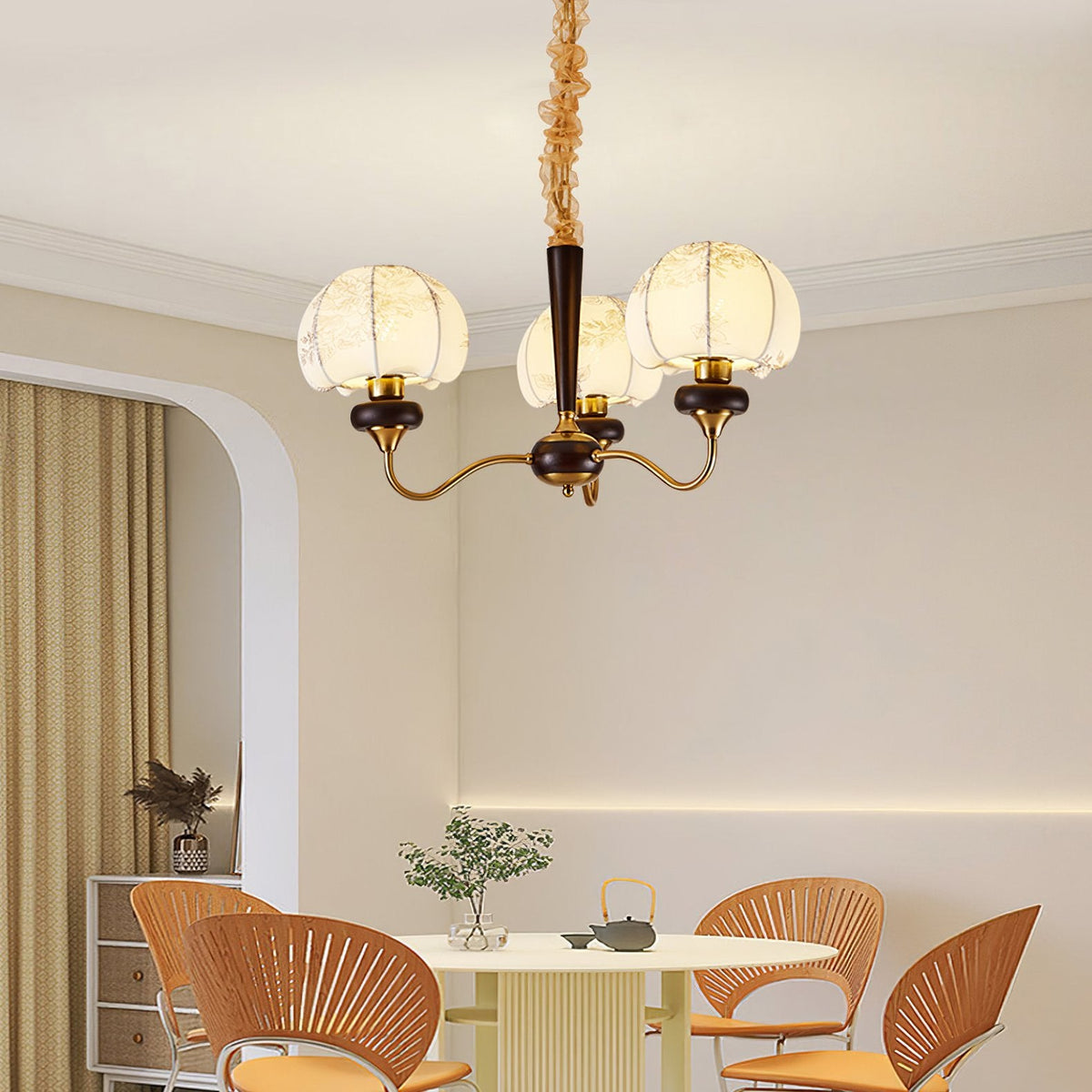 Mushroom Head Chandelier
