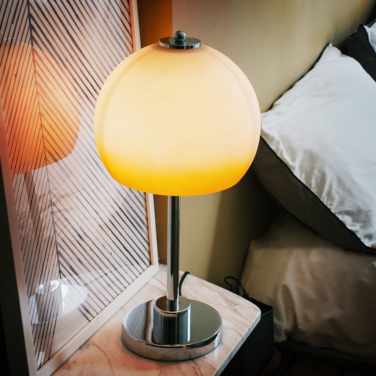 Mushroom Head Table Lamp
