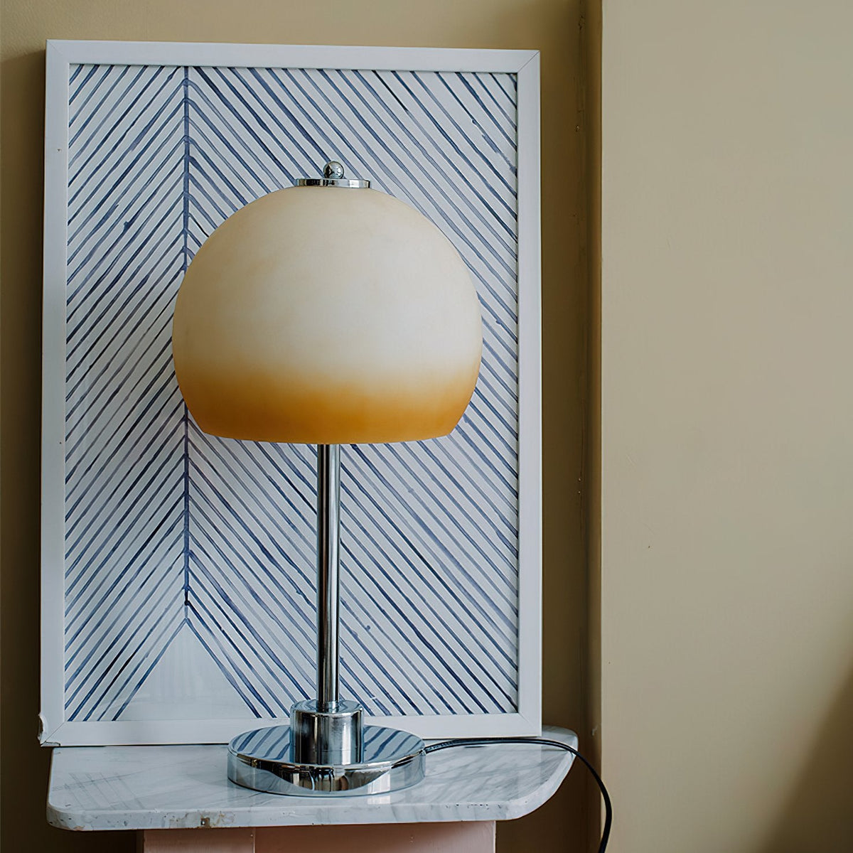 Mushroom Head Table Lamp