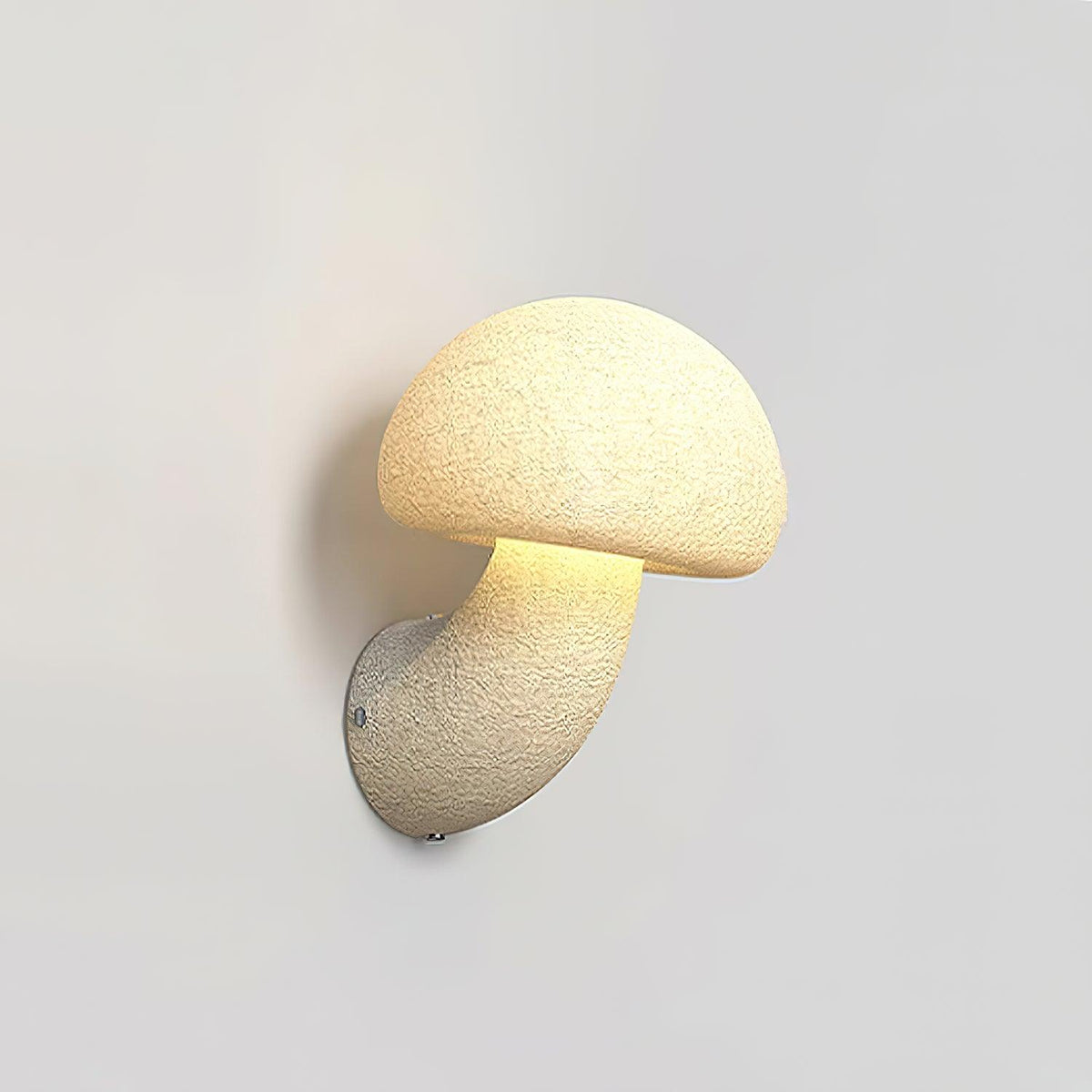 Mushroom Resin Plug In Wall Lamp