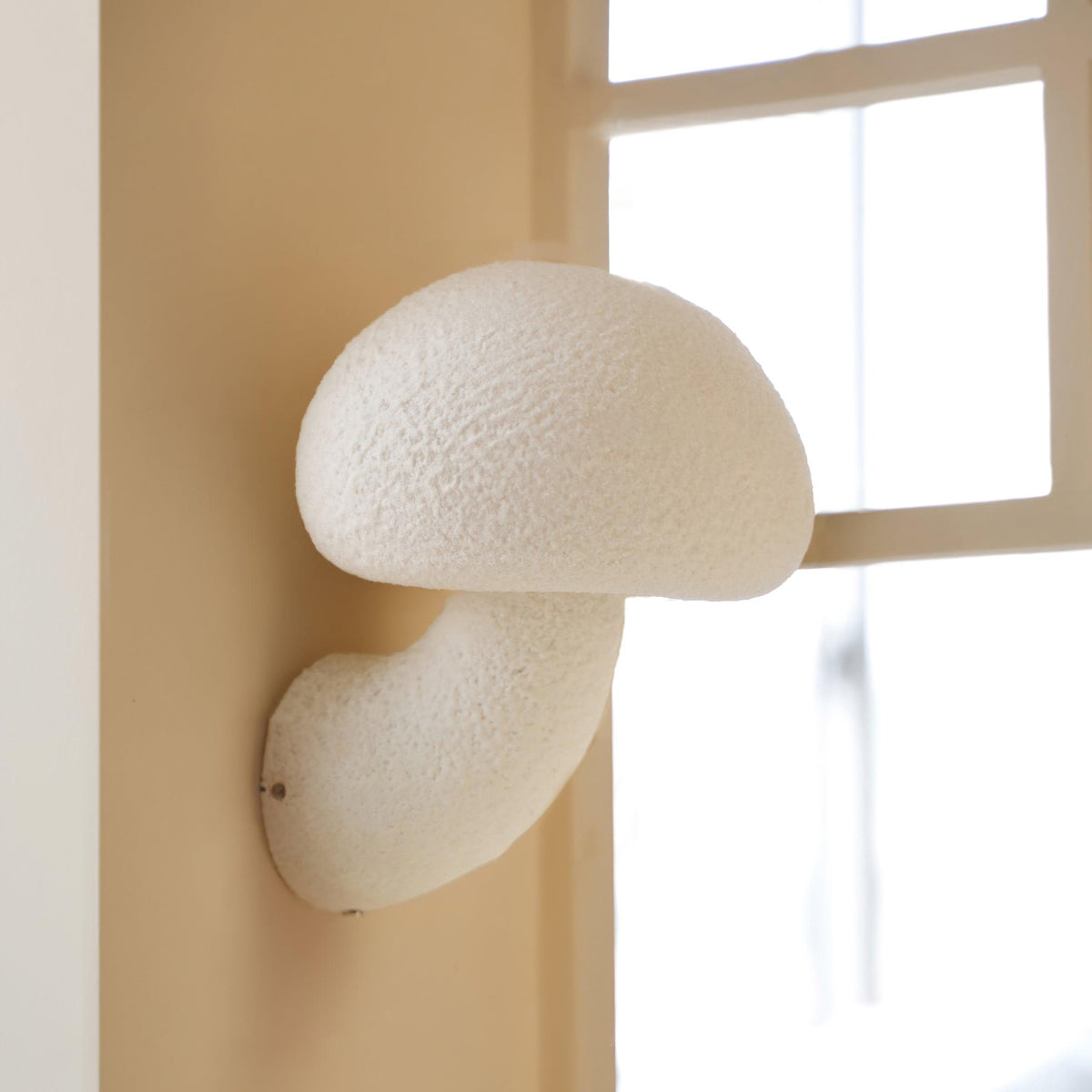 Mushroom Resin Plug In Wall Lamp