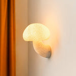 Mushroom Resin Plug In Wall Lamp