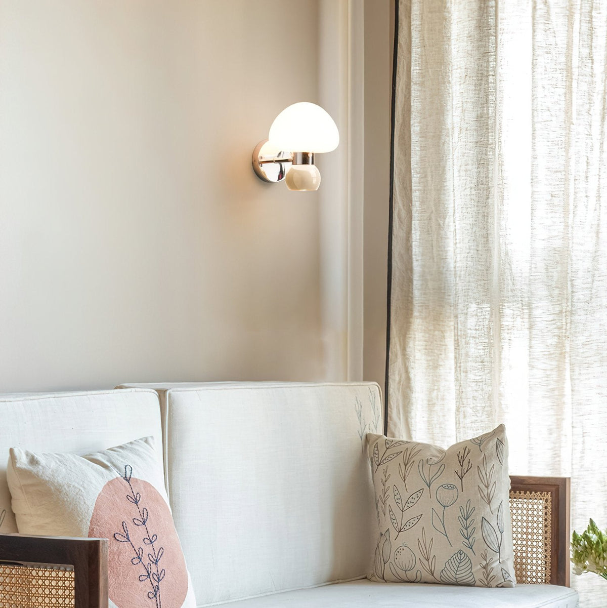 Mushroom Wall Light
