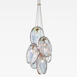 Mussels Cluster LED Chandelier – Modern Glass Pendant Light for Dining Room and Living Room