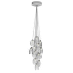 Mussels Cluster LED Chandelier – Modern Glass Pendant Light for Dining Room and Living Room