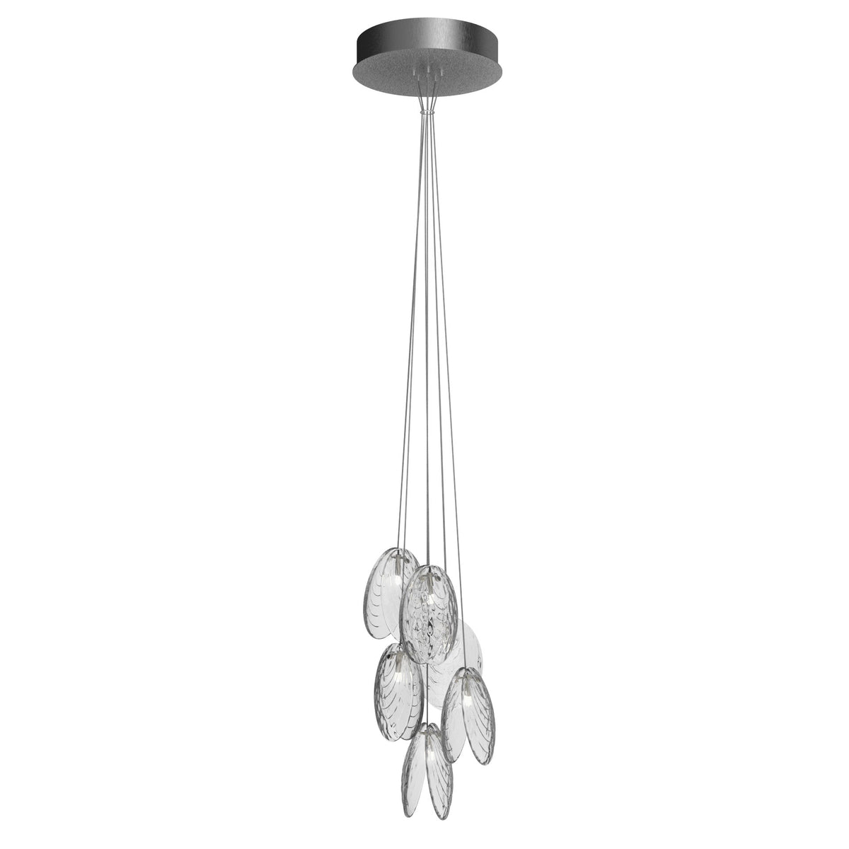 Mussels Cluster LED Chandelier – Modern Glass Pendant Light for Dining Room and Living Room