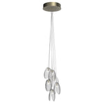 Mussels Cluster LED Chandelier – Modern Glass Pendant Light for Dining Room and Living Room