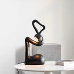 Myrrh Sculptural Table Lamp – Modern Art Deco LED Accent Light
