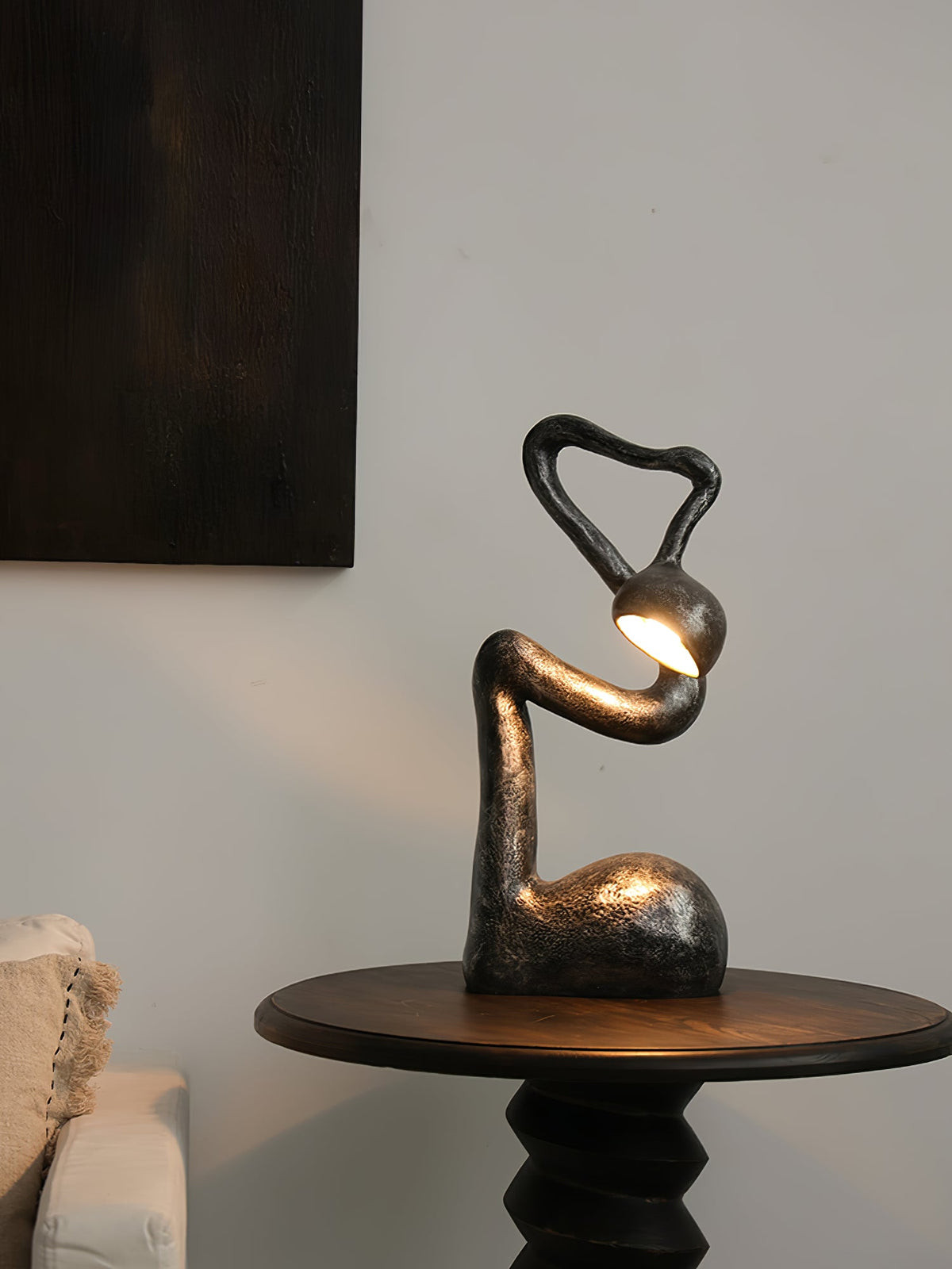 Myrrh Sculptural Table Lamp – Modern Art Deco LED Accent Light