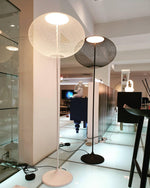 Metallic Meshwork Floor Lamp – Modern Sculptural LED Floor Lamp for Living Room & Bedroom