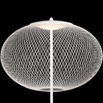 Metallic Meshwork Floor Lamp – Modern Sculptural LED Floor Lamp for Living Room & Bedroom