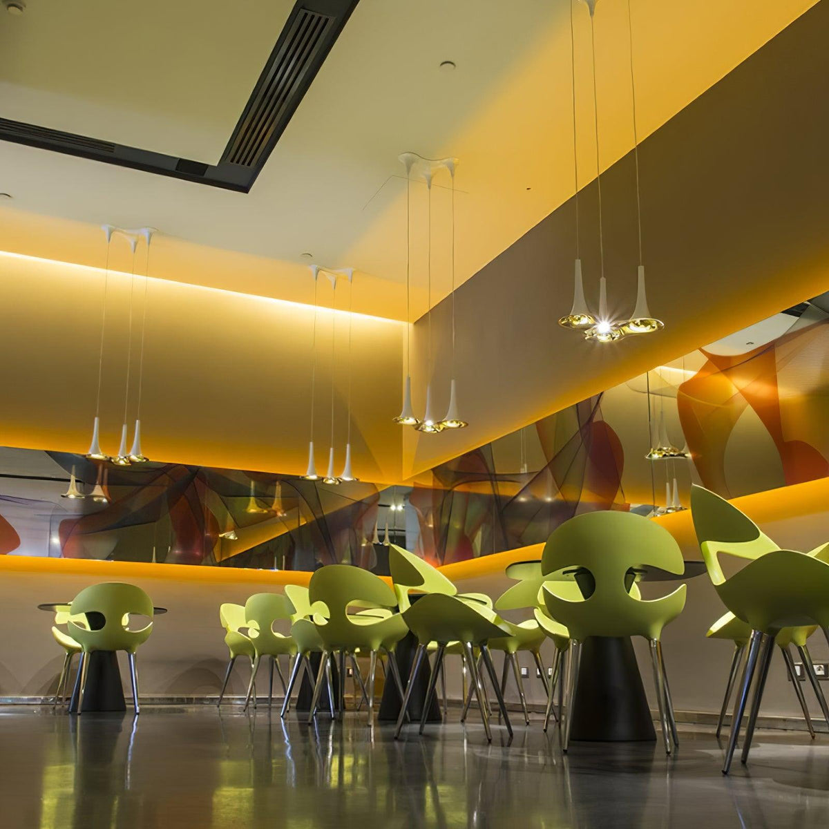 Nafir Modern Acrylic Pendant Light for Dining Room and Living Room