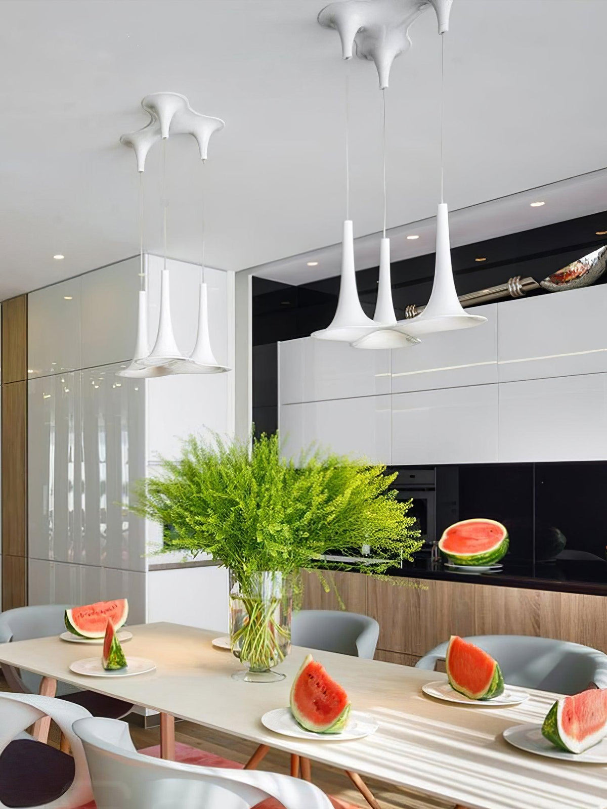Nafir Modern Acrylic Pendant Light for Dining Room and Living Room