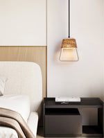Naroa Pendant Light in Natural Stone and Jute Rope