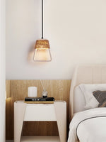 Naroa Pendant Light in Natural Stone and Jute Rope