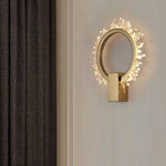 Natural Crystal Wall Lamp