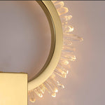 Natural Crystal Wall Lamp