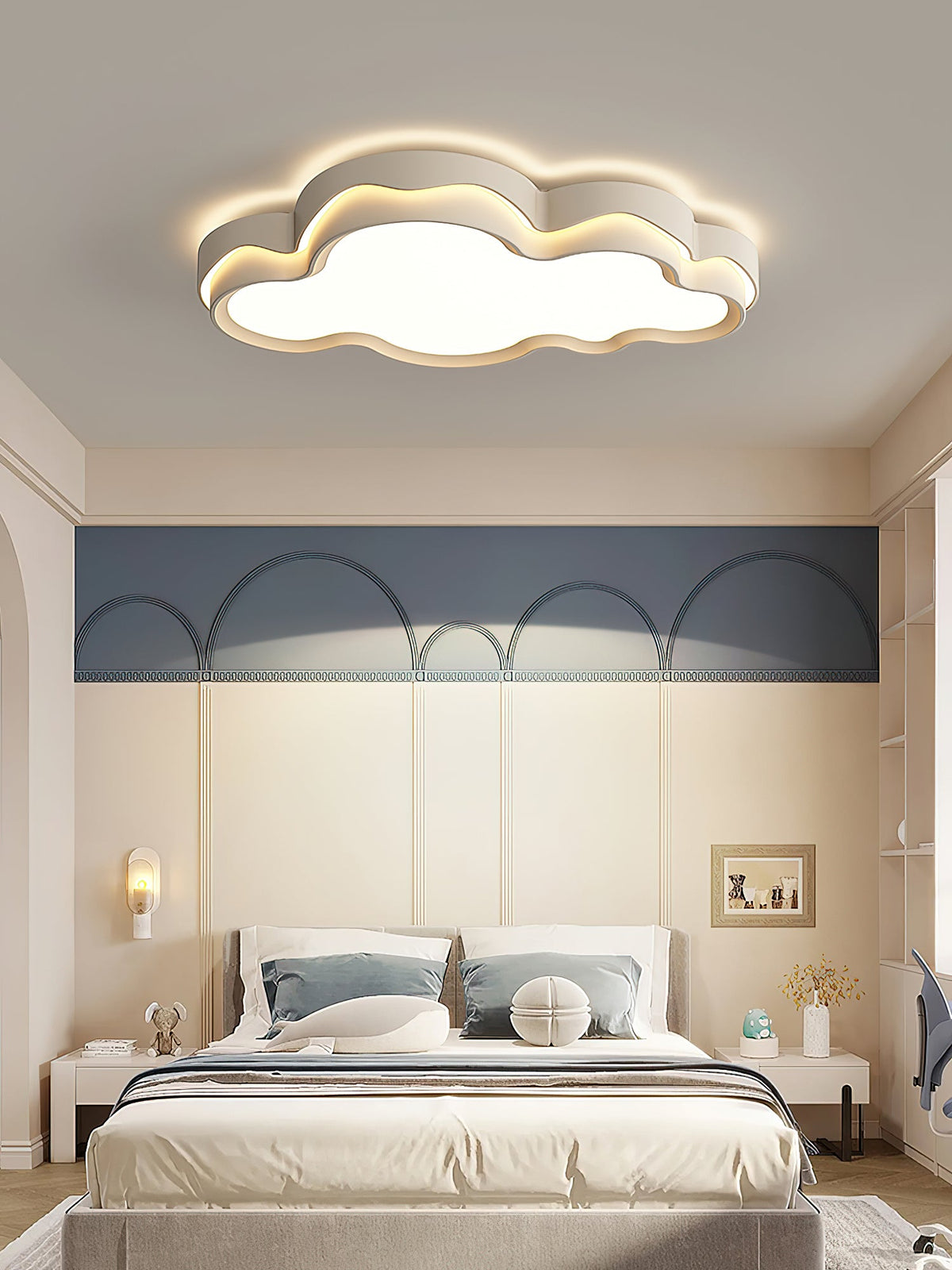 Nebora Cloud LED Flush Mount Ceiling Light for Modern Interiors