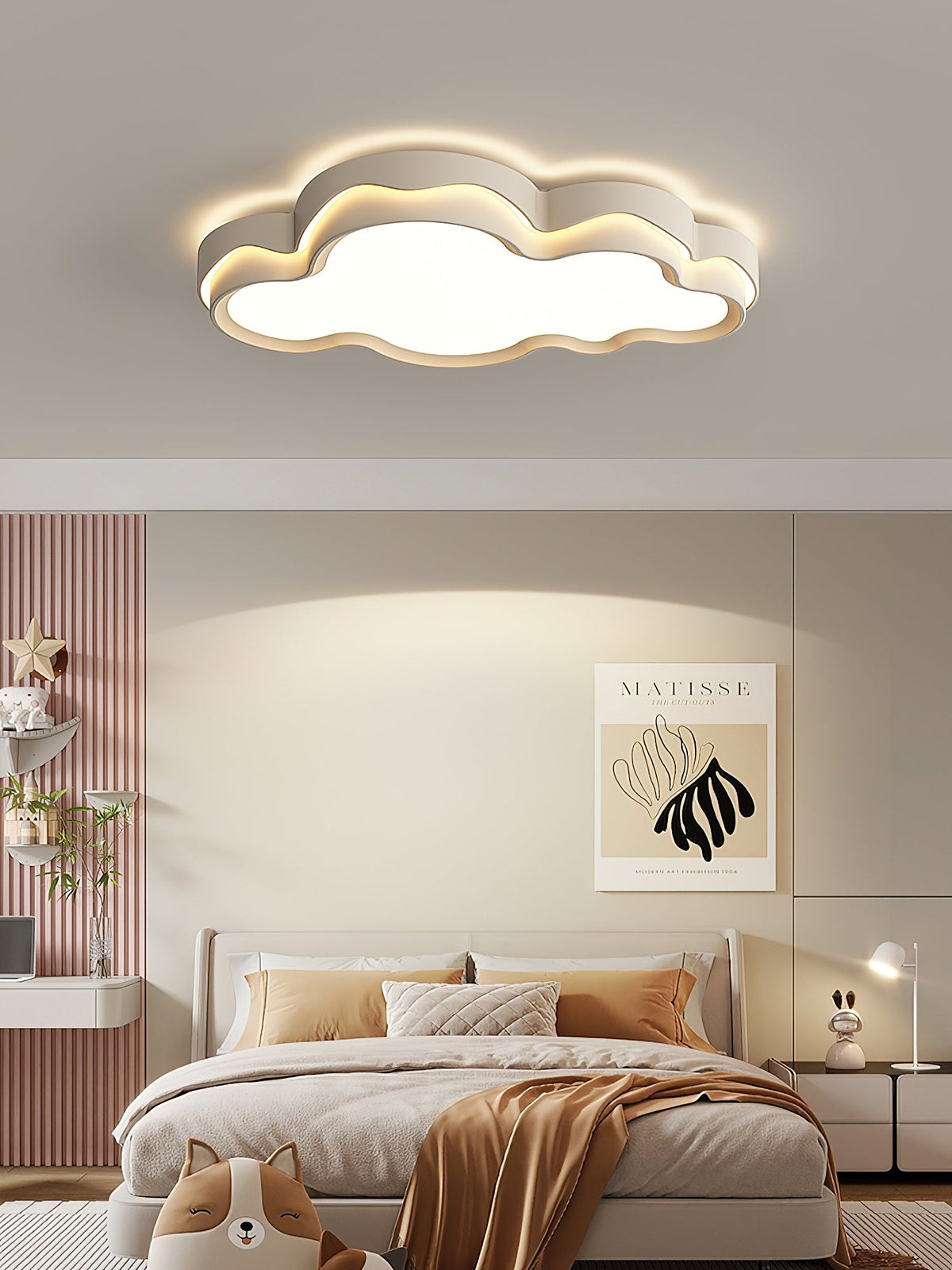 Nebora Cloud LED Flush Mount Ceiling Light for Modern Interiors