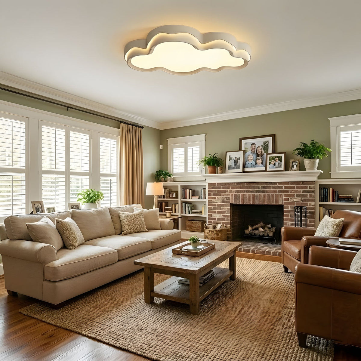 Nebora Cloud LED Flush Mount Ceiling Light for Modern Interiors