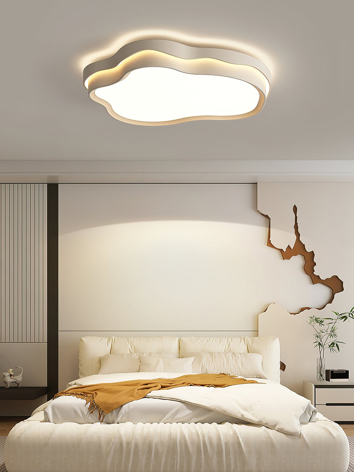 Nebora Cloud LED Flush Mount Ceiling Light for Modern Interiors