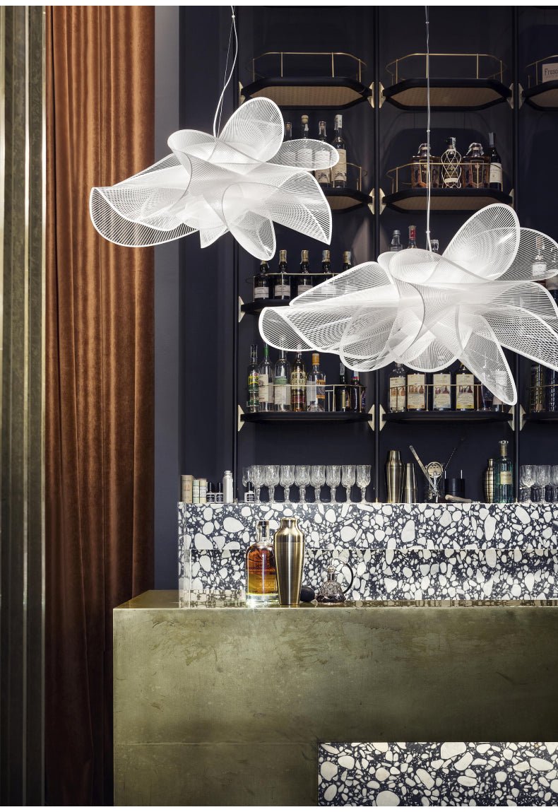 Nebula Bloom Modern LED Chandelier for Dining Room and Living Room