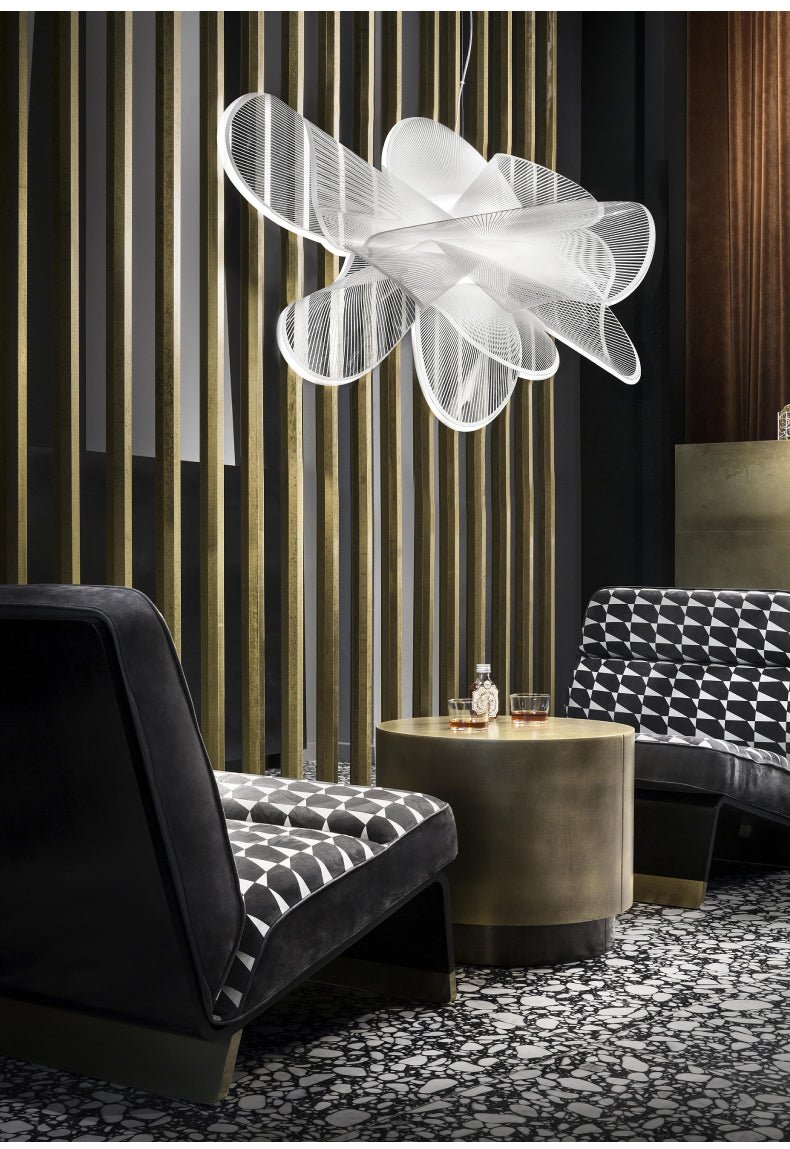 Nebula Bloom Modern LED Chandelier for Dining Room and Living Room