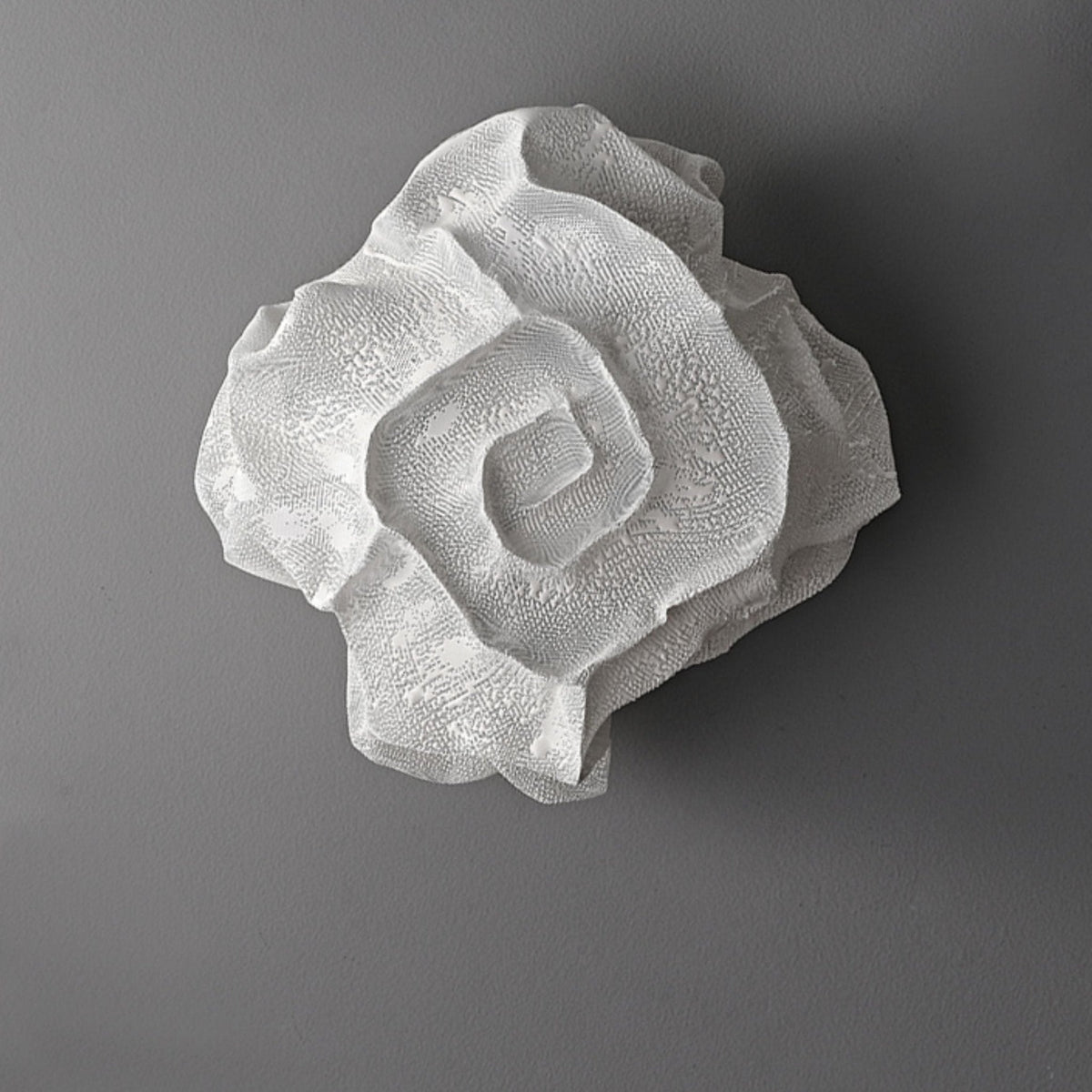 Nebula Bloom Sculptural Wall Sconce in Stainless Steel