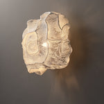 Nebula Bloom Sculptural Wall Sconce in Stainless Steel