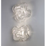 Nebula Bloom Sculptural Wall Sconce in Stainless Steel