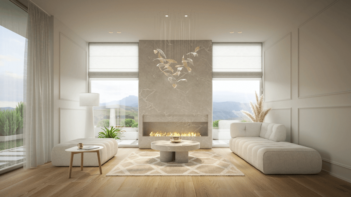 Nectar Leaves Crystal Chandelier | Modern Designer Pendant Light for Dining Room & Living Room