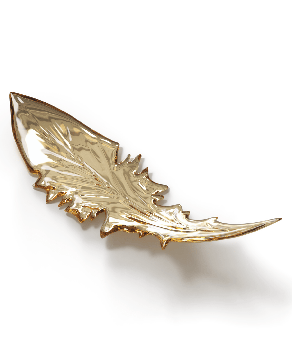 Nectar Leaves Crystal Chandelier | Modern Designer Pendant Light for Dining Room & Living Room