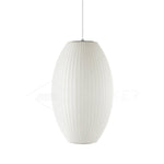 Bubble Silk Swing Arm Pendant Light – Adjustable Designer Ceiling Lamp