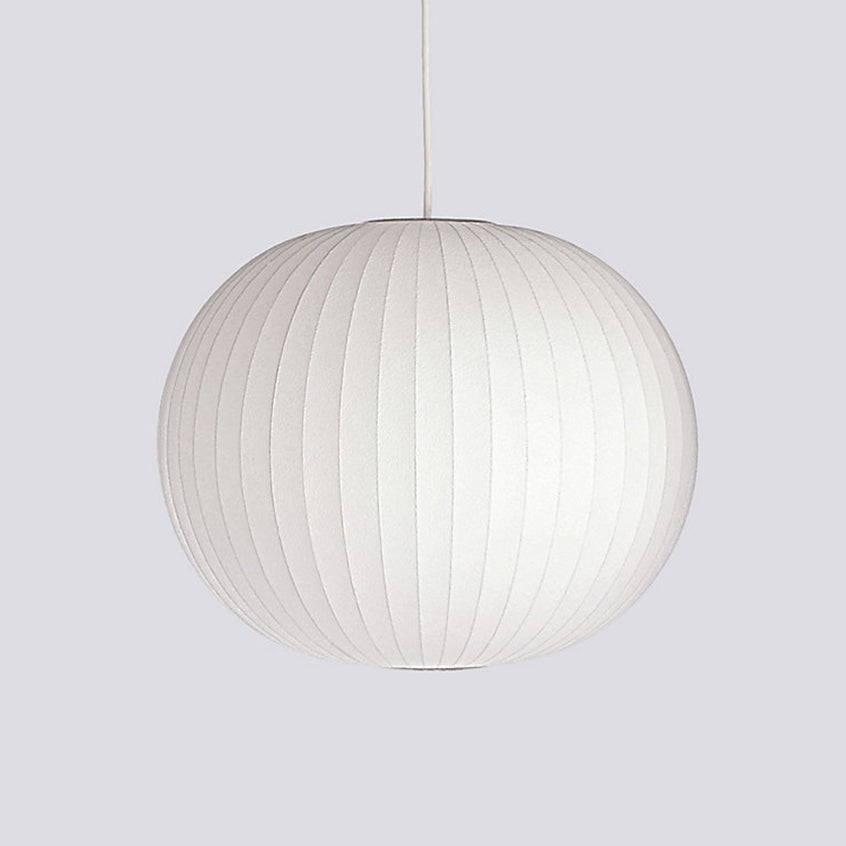 Bubble Silk Swing Arm Pendant Light – Adjustable Designer Ceiling Lamp