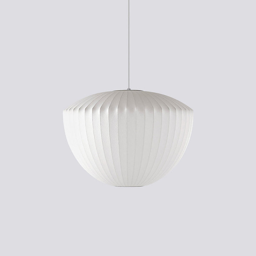 Bubble Silk Swing Arm Pendant Light – Adjustable Designer Ceiling Lamp