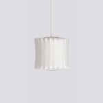 Bubble Silk Swing Arm Pendant Light – Adjustable Designer Ceiling Lamp
