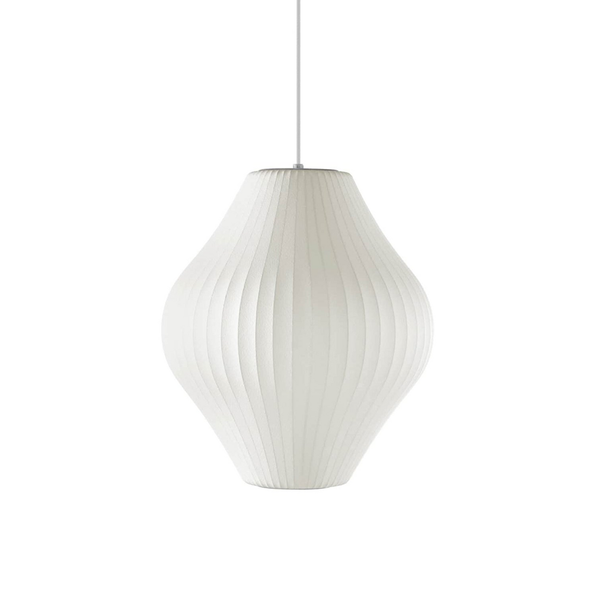 Bubble Silk Swing Arm Pendant Light – Adjustable Designer Ceiling Lamp