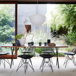 Bubble Silk Swing Arm Pendant Light – Adjustable Designer Ceiling Lamp