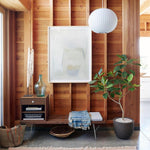 Bubble Silk Swing Arm Pendant Light – Adjustable Designer Ceiling Lamp