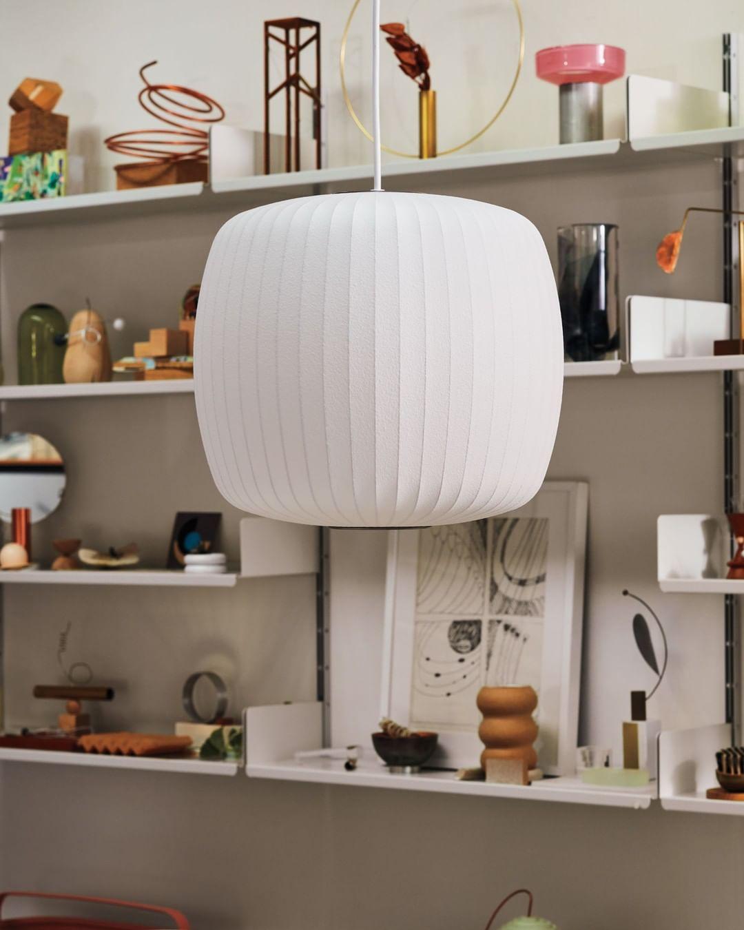 Bubble Silk Swing Arm Pendant Light – Adjustable Designer Ceiling Lamp
