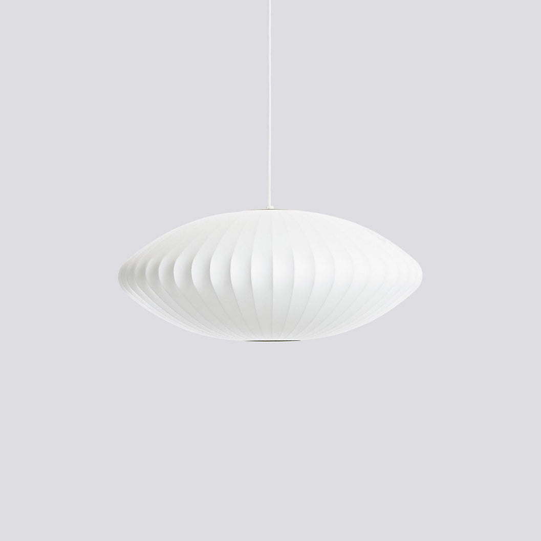 Bubble Silk Swing Arm Pendant Light – Adjustable Designer Ceiling Lamp