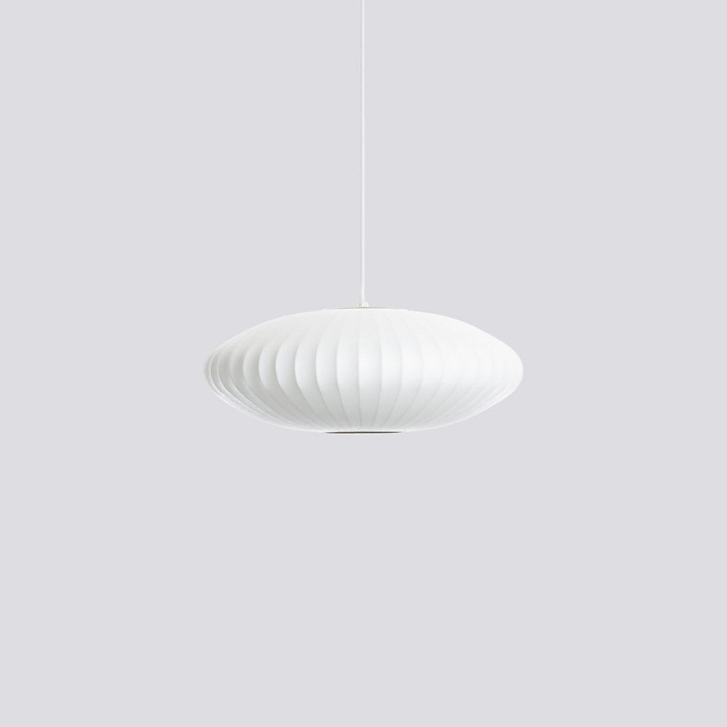 Bubble Silk Swing Arm Pendant Light – Adjustable Designer Ceiling Lamp
