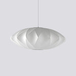 Bubble Silk Swing Arm Pendant Light – Adjustable Designer Ceiling Lamp