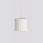 Bubble Silk Swing Arm Pendant Light – Adjustable Designer Ceiling Lamp