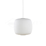 Bubble Silk Swing Arm Pendant Light – Adjustable Designer Ceiling Lamp