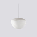 Bubble Silk Swing Arm Pendant Light – Adjustable Designer Ceiling Lamp