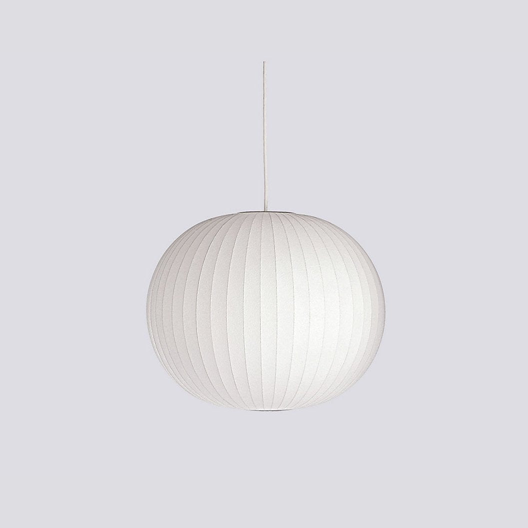 Bubble Silk Swing Arm Pendant Light – Adjustable Designer Ceiling Lamp