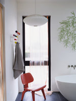 Bubble Silk Swing Arm Pendant Light – Adjustable Designer Ceiling Lamp