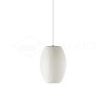 Bubble Silk Swing Arm Pendant Light – Adjustable Designer Ceiling Lamp